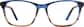 Front view of Square Glasses 4426116 in Blue Pattern thumbnail