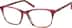 Square Glasses 4426118 in Red Pattern
