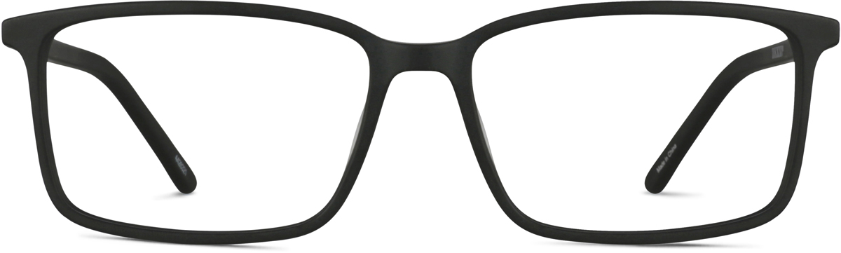 Black  Rectangle Glasses