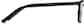 Side view of Rectangle Glasses 4426321 in Black thumbnail