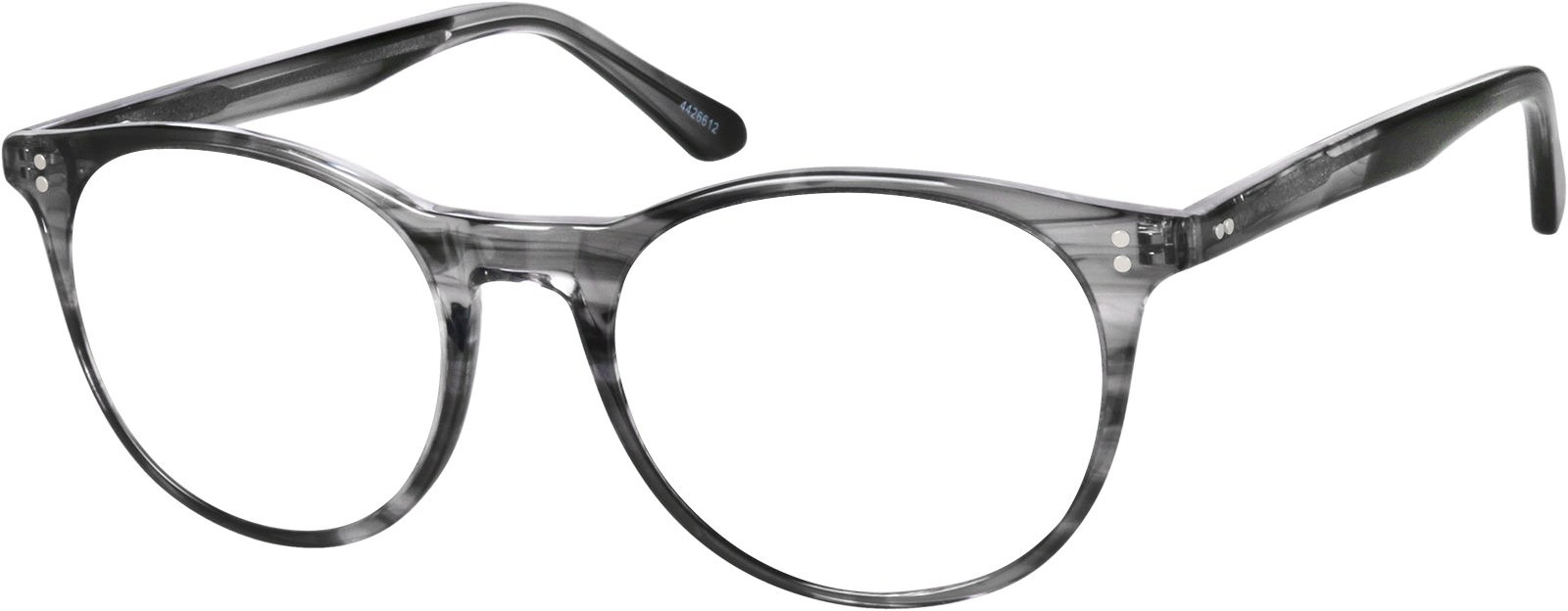 Smoke Round Glasses #4426612 | Zenni Optical