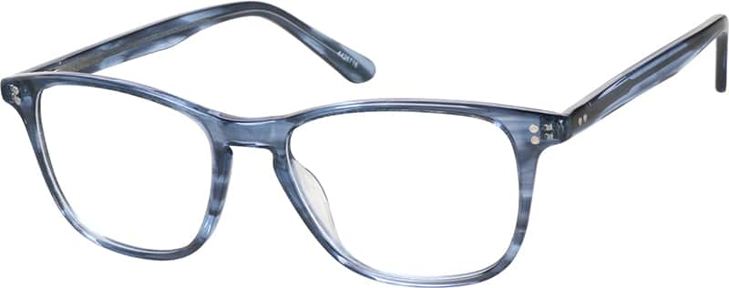 Blue Square Glasses #4426716 | Zenni Optical