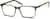 Angle view of Rectangle Glasses 4426824 in Green thumbnail