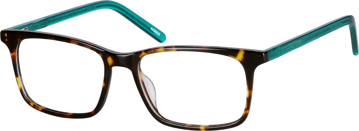 Green Rectangle Glasses #4426824 | Zenni Optical