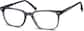 Angle view of Rectangle Glasses 4426912 in Dark Gray thumbnail