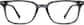 Front view of Rectangle Glasses 4426912 in Dark Gray thumbnail