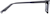 Side view of Rectangle Glasses 4426912 in Dark Gray thumbnail