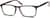 Angle view of Rectangle Glasses 4427015 in Brown thumbnail