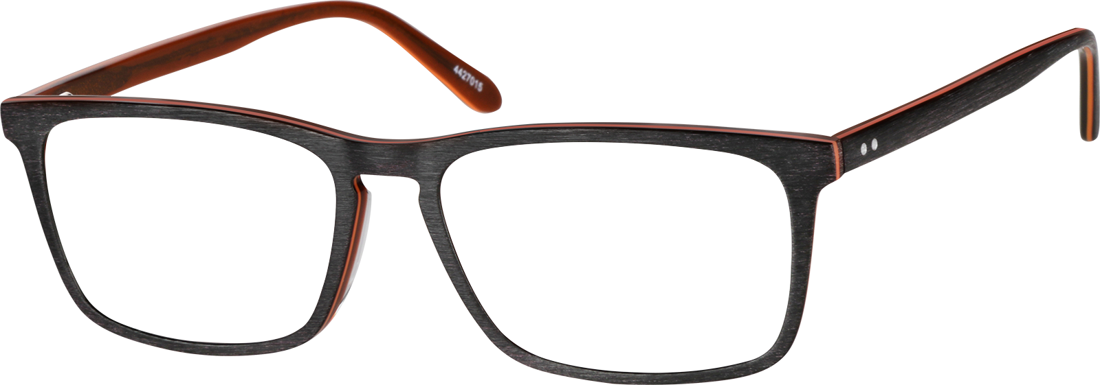 Brown Rectangle Glasses #4427015 | Zenni Optical