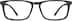 Rectangle Glasses 4427021 in Black