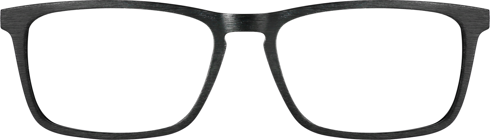 Black Rectangle Glasses #4427021 | Zenni Optical