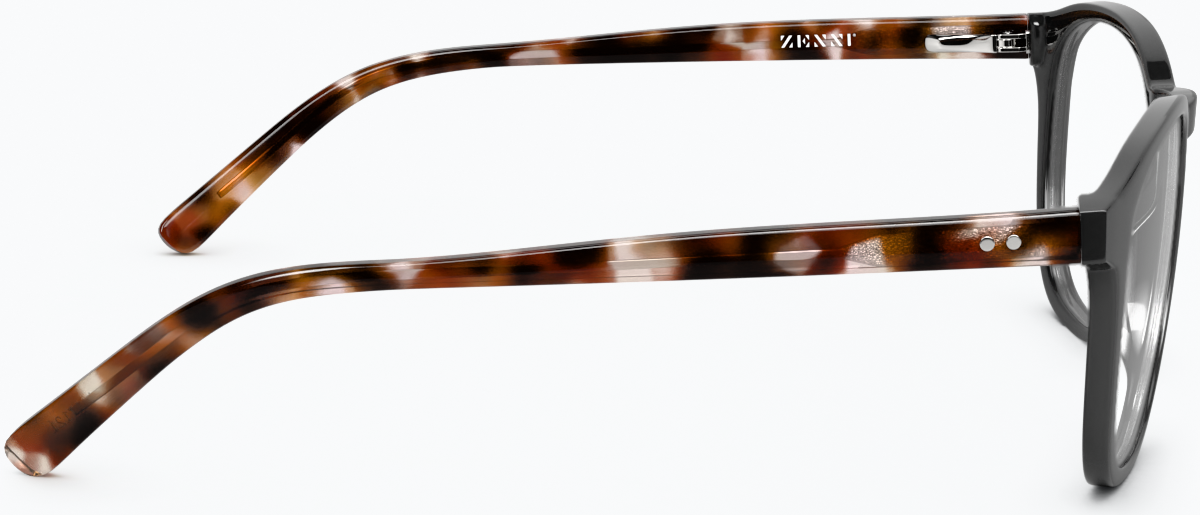 Side view of Square Glasses 4427121 in Black thumbnail