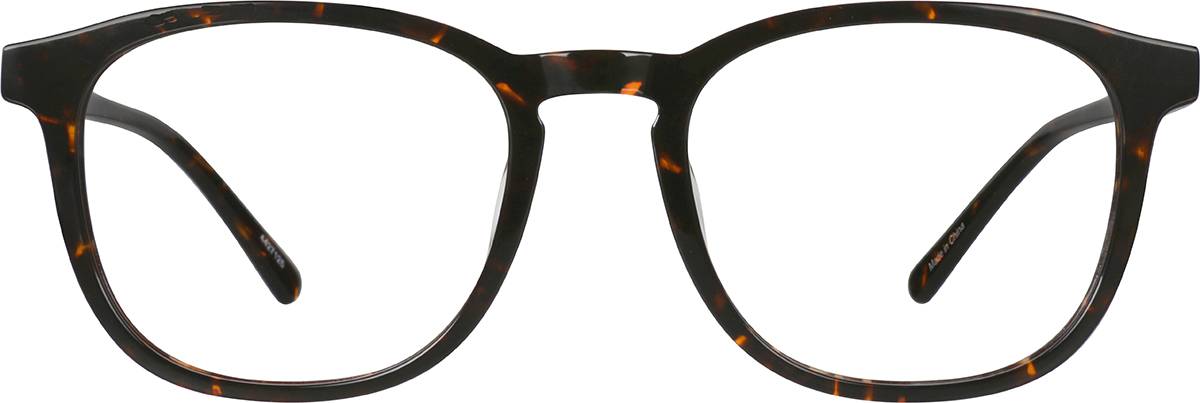 Cordaro Square Tortoise Frame Eyeglasses