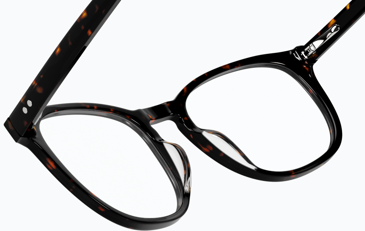 See-through view of Square Glasses 4427125 in Tortoiseshell thumbnail