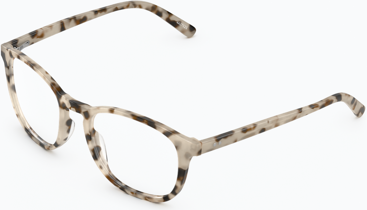 Angle view of Square Glasses 4427135 in Crème thumbnail