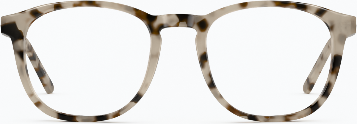 Front view of Square Glasses 4427135 in Crème thumbnail