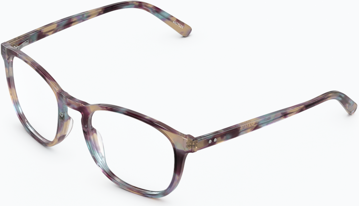 Angle view of Square Glasses 4427139 in Sea Glass thumbnail