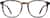 Front view of Square Glasses 4427139 in Sea Glass thumbnail