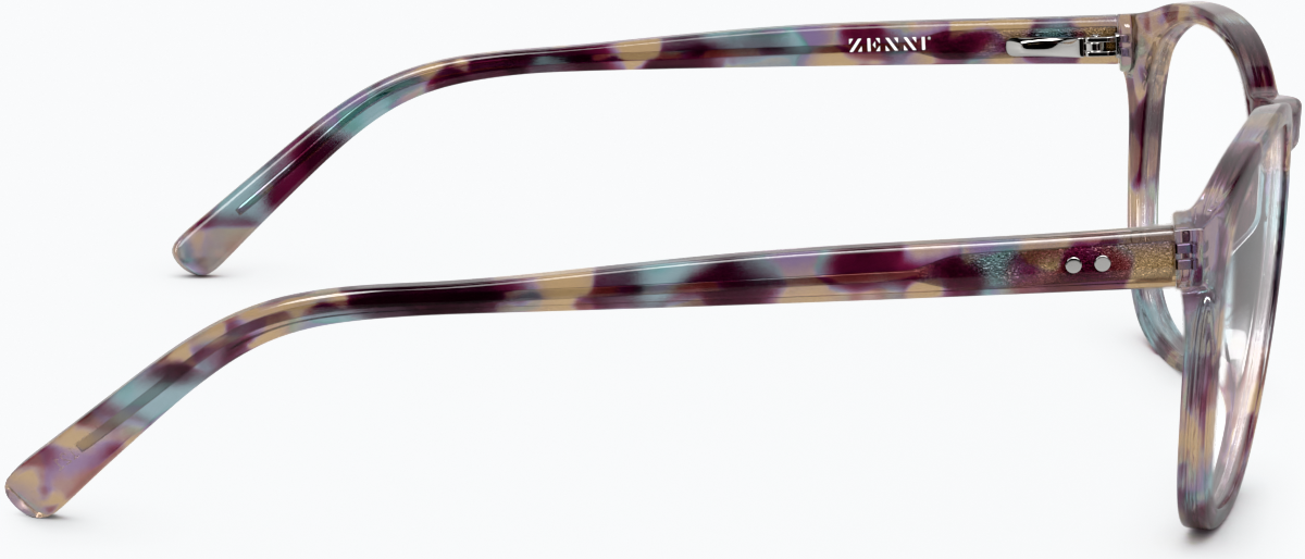 Side view of Square Glasses 4427139 in Sea Glass thumbnail