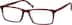 Rectangle Glasses 4427218 in Red