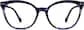 Front view of Cat-Eye Glasses 4427316 in Blue Tortoiseshell thumbnail