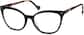 Angle view of Cat-Eye Glasses 4427321 in Black thumbnail