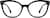 Front view of Cat-Eye Glasses 4427321 in Black thumbnail
