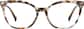 Front view of Cat-Eye Glasses 4427339 in Tortoiseshell thumbnail