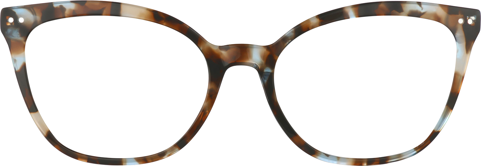 Blue Tortoiseshell Cat-Eye Glasses #4427316 | Zenni Optical