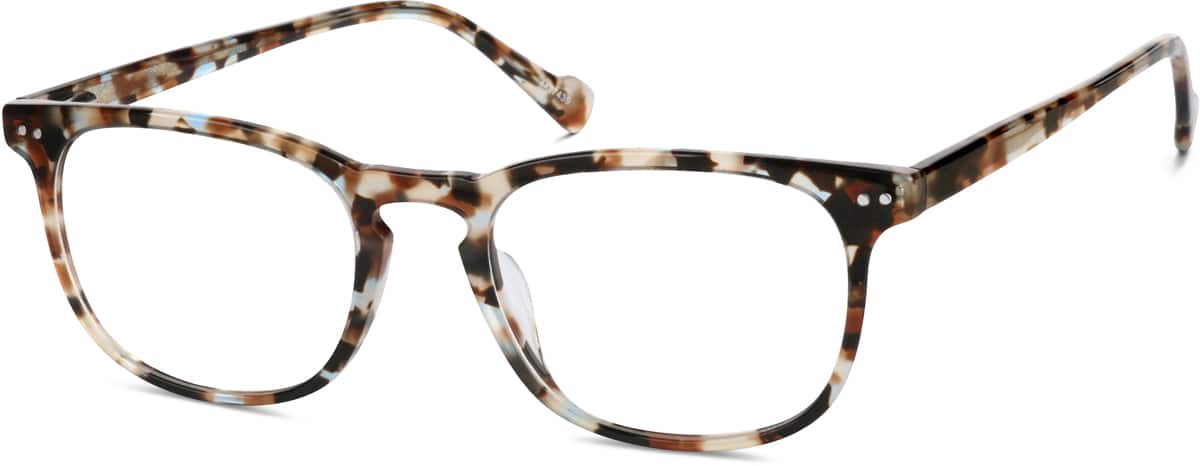 Angle view of Square Glasses 4427439 in Tortoiseshell