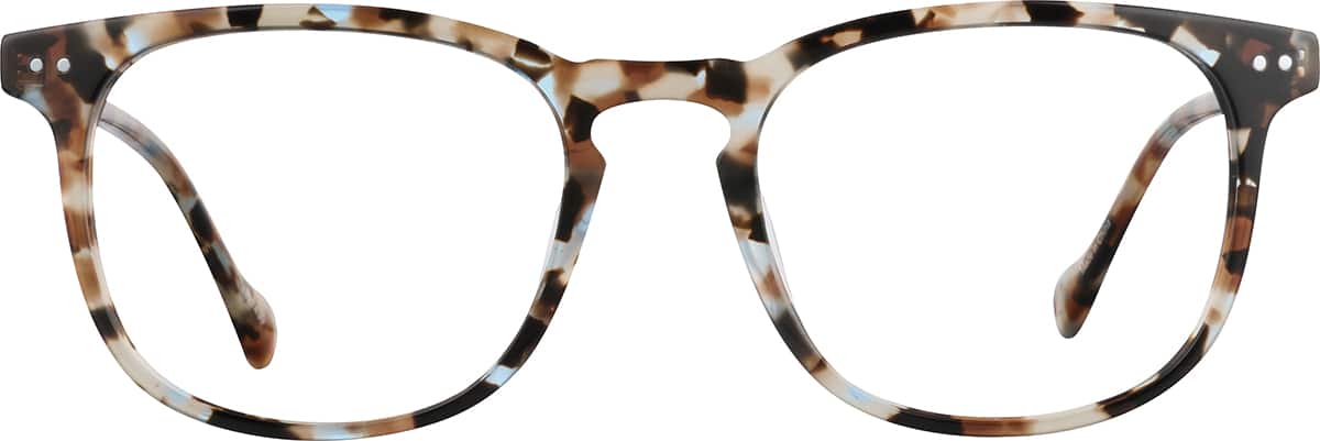 Zenni Women's Cat-Eye Prescription Sunglasses Brown Tortoise Shell Plastic Full Rim Frame, Universal Bridge Fit, Blokz Blue Light Sunglasses, 2027815s