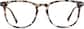 Front view of Square Glasses 4427439 in Tortoiseshell thumbnail