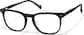 Angle view of Square Glasses 4427451 in Black thumbnail