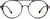 Front view of Round Glasses 4427539 in Brown Pattern thumbnail