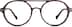 Round Glasses 4427539 in Brown Pattern