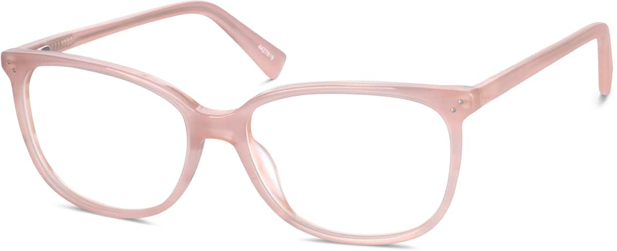 Angle view of Square Glasses 4427819 in Pink