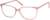 Angle view of Square Glasses 4427819 in Pink thumbnail