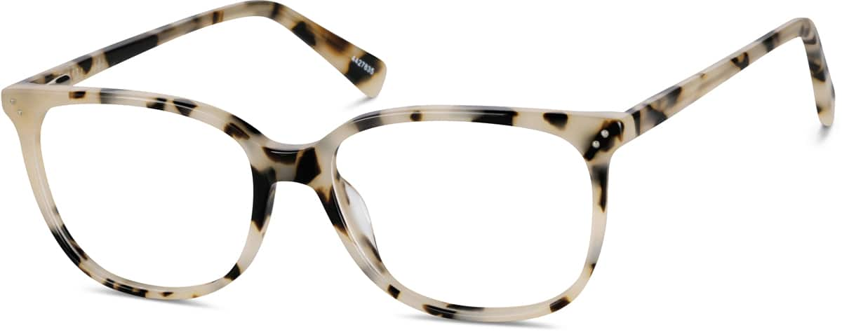 Angle view of Square Glasses 4427835 in Ivory Tortoiseshell