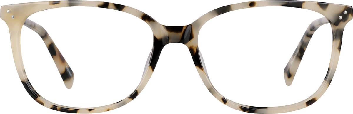 Ivory Tortoiseshell Square Glasses #4427835 | Zenni Optical