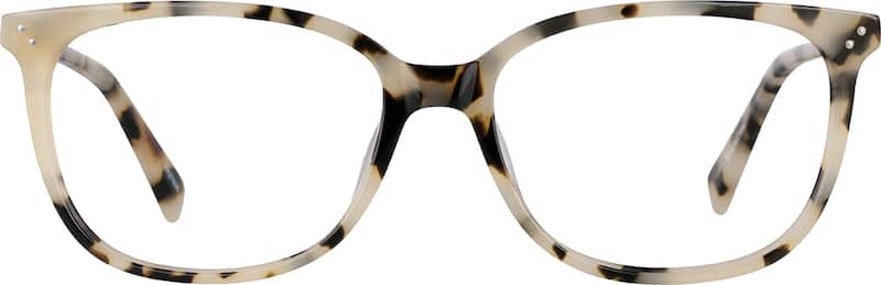 Ivory Tortoiseshell Square Glasses