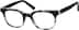 Square Glasses 4427921 in Black