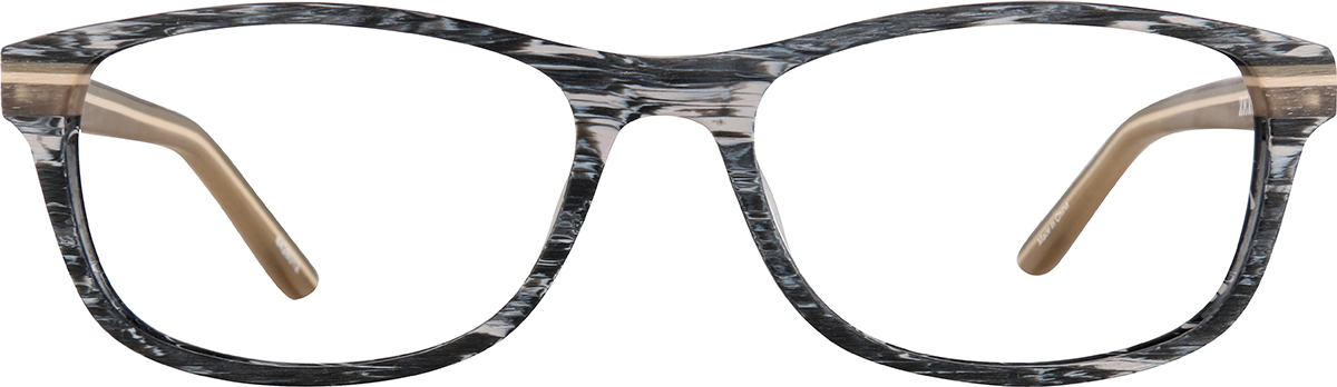 Gray Kids’ Rectangle Glasses