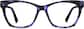 Front view of Cat-Eye Glasses 4428217 in Purple thumbnail