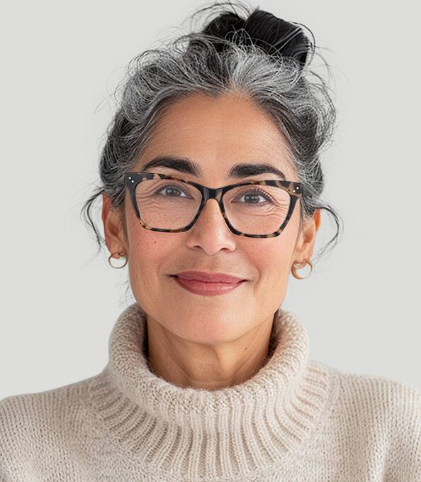 Rectangle Glasses 44282