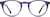 Front view of Round Glasses 4428517 in Grape thumbnail