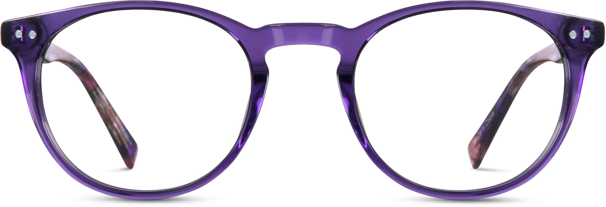 Grape Round Glasses