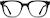 Front view of Square Glasses 4428621 in Black thumbnail