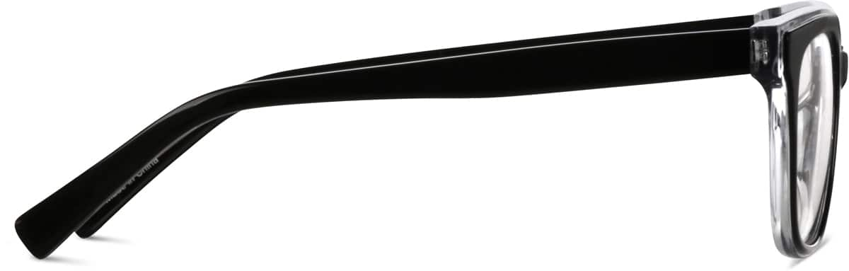 Side view of Square Glasses 4428621 in Black