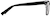 Side view of Square Glasses 4428621 in Black thumbnail