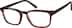 Rectangle Glasses 4428818 in Red